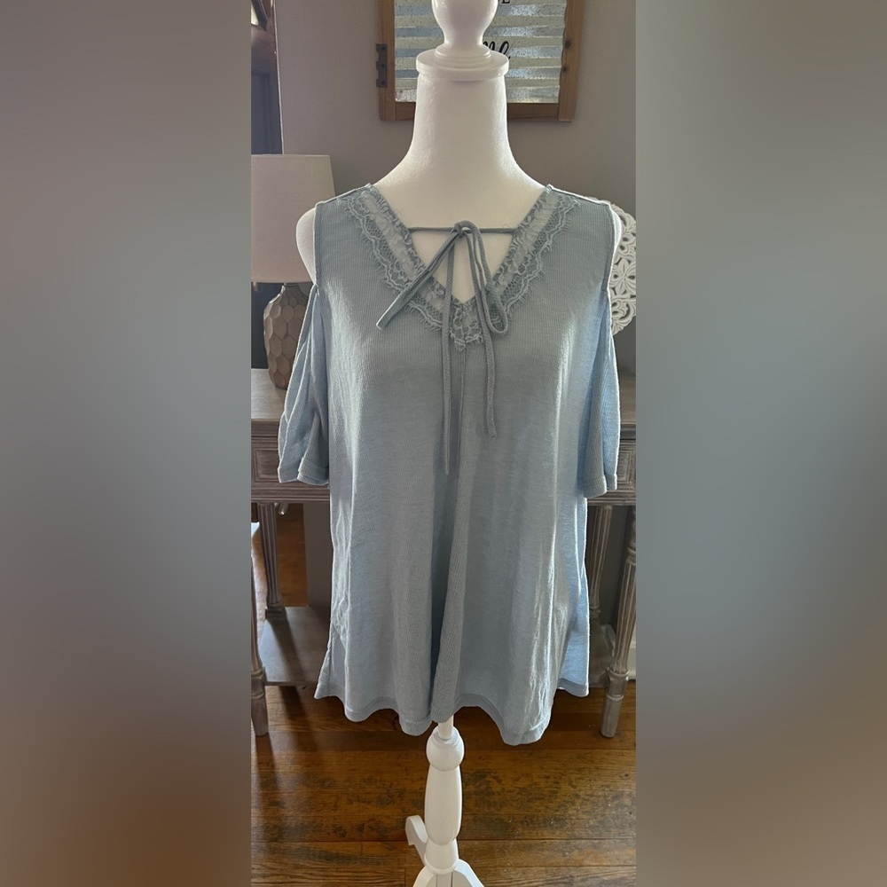 Kori America Cold Shoulder Top